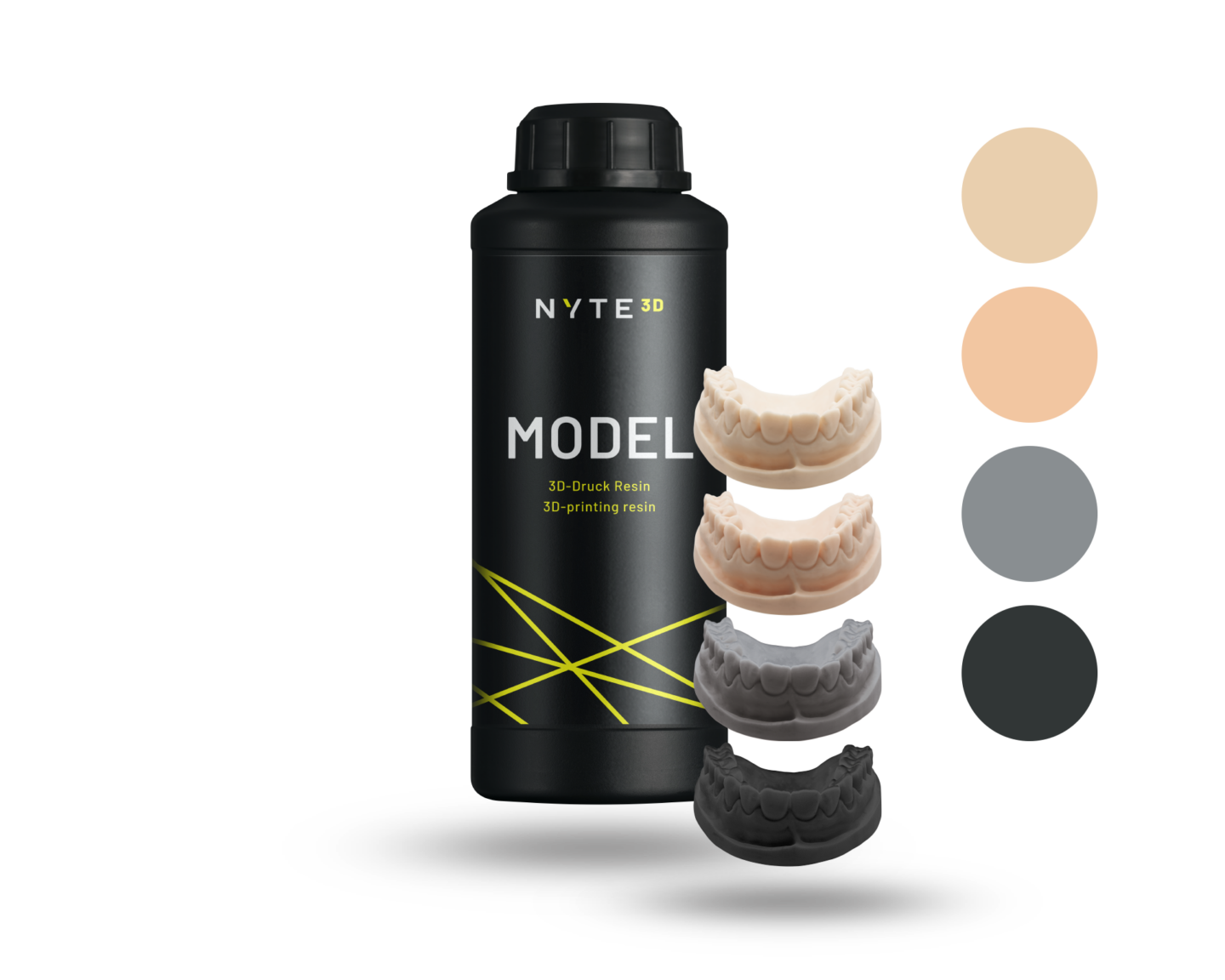 NYTE3D Produktbild 3D-Druck Resin Model